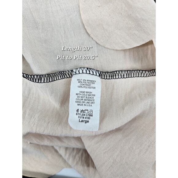 Jodifl Snake Print Colorblock Top – Size Large - Picture 5 of 5